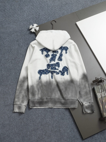 ルイ・ヴィトン「Louis Vuitton」フード付きコットンパーカー(ユニセックス)