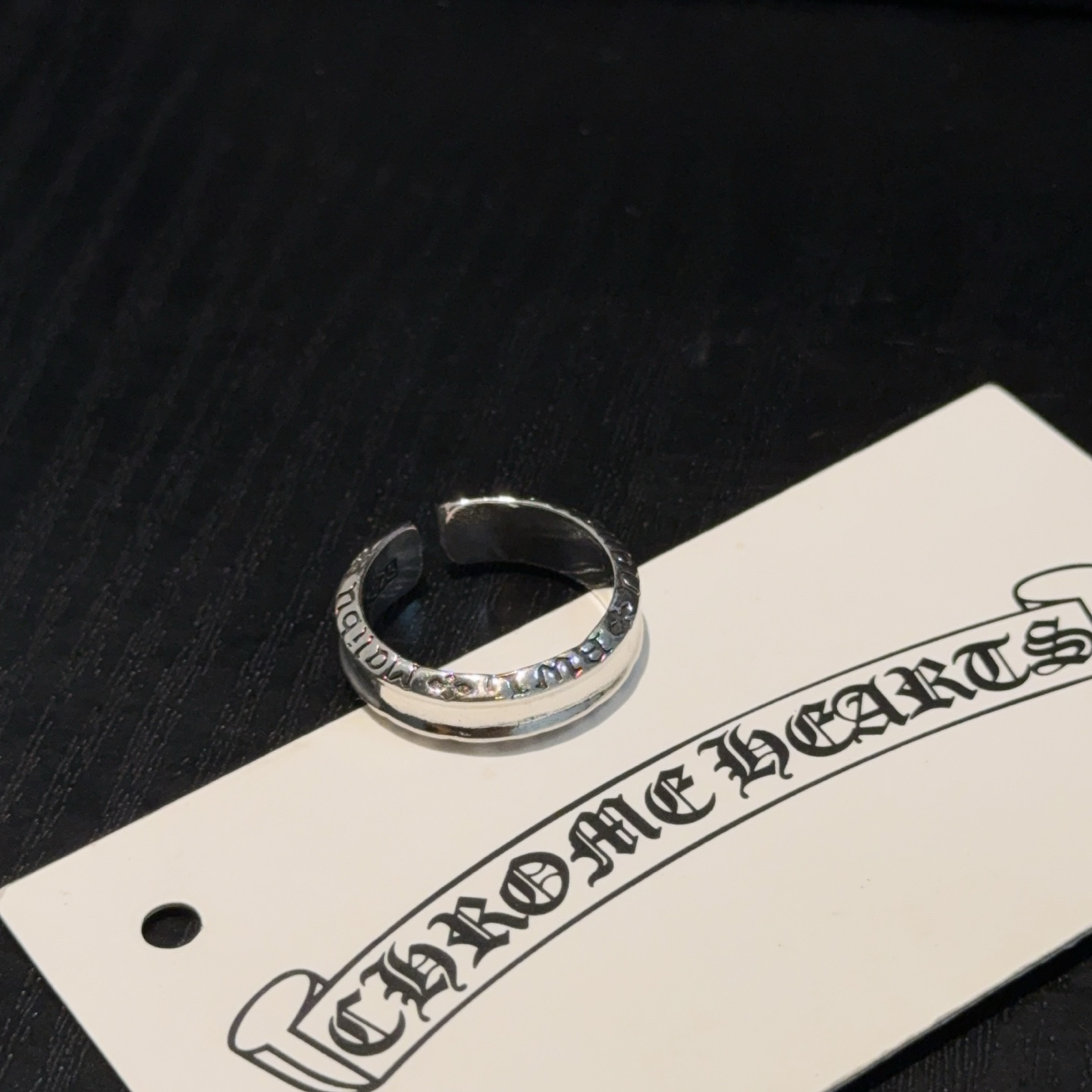 クロムハーツ「Chrome Hearts」クラシックヴィンテージ＆モダンリング - サイズ調整可能