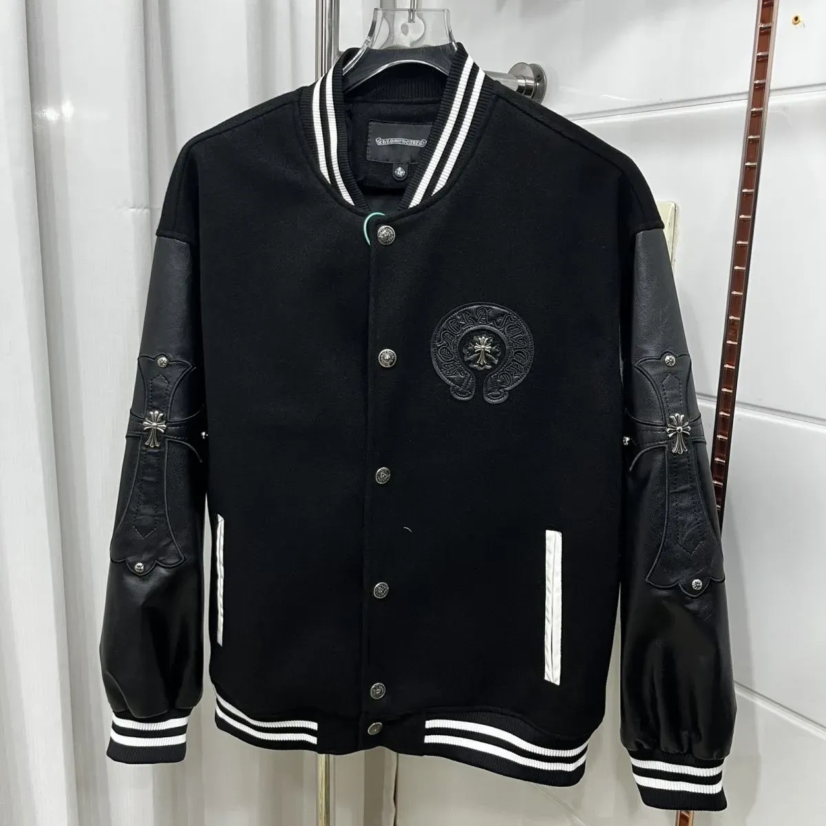クロムハーツ「Chrome Hearts」ヴィンテージエンブロイダリー ベースボール ジャケット