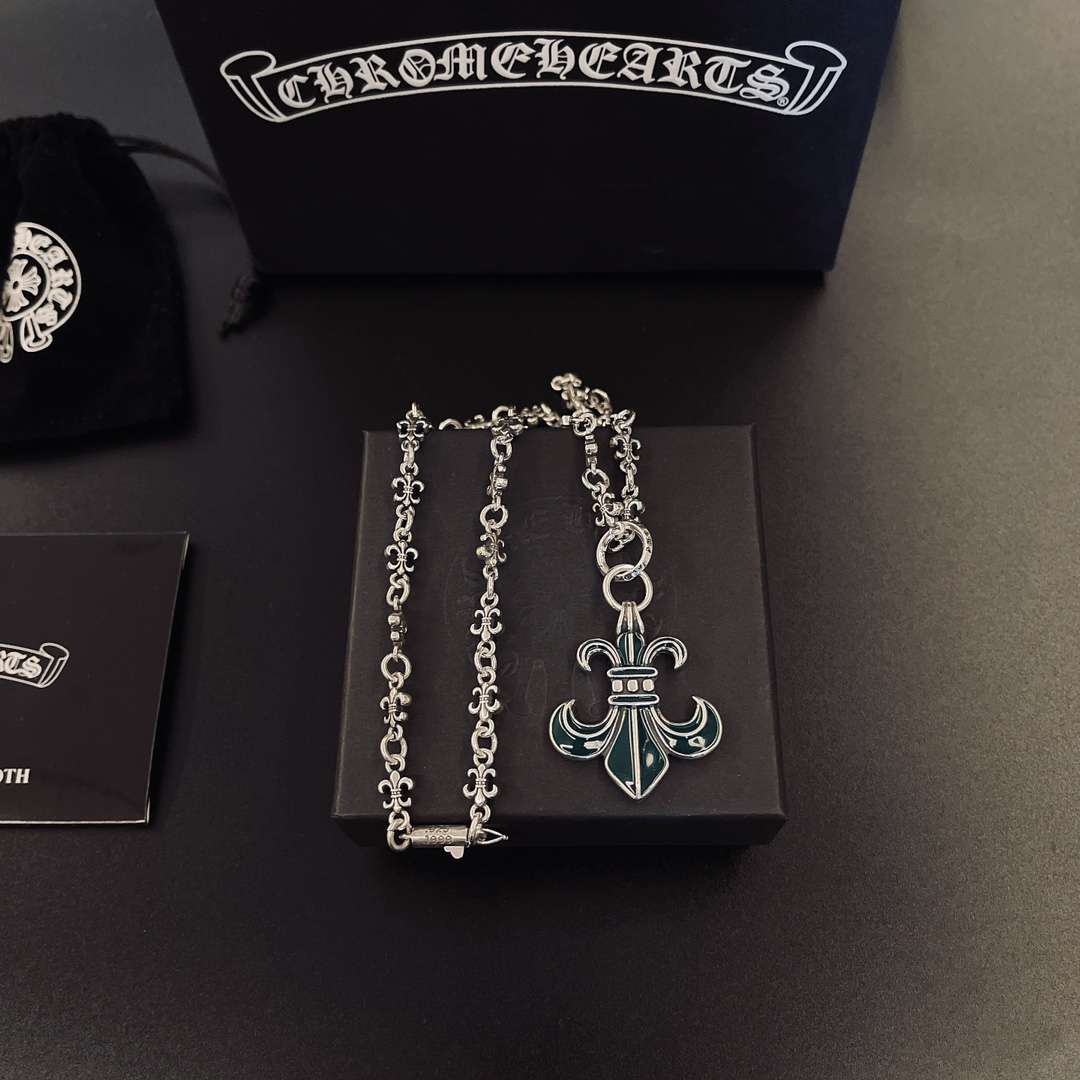 クロムハーツ「Chrome Hearts」シンプルペンダントネックレス - ユニセックス