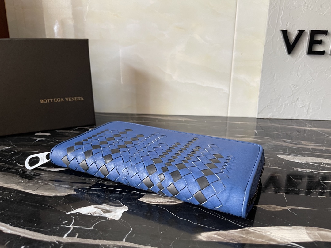 ボッテガ・ヴェネタ「Bottega Veneta」メンズ ザッパー ロング ウォレット