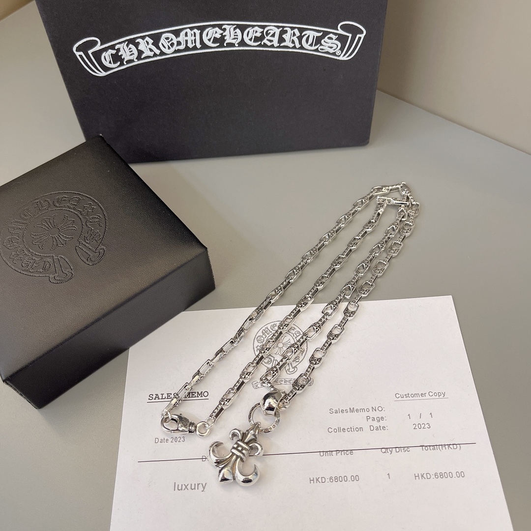 クロムハーツ「Chrome Hearts」シンプルペンダントネックレス - ユニセックス