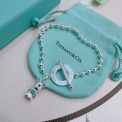 ティファニー「Tiffany & Co.」ポリッシュドシルバーリンク ブレスレット