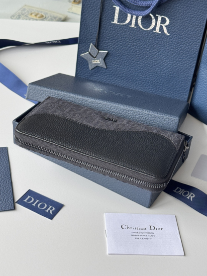 ディオール「Dior」ジップアラウンド ロングウォレット