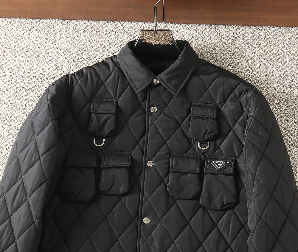 プラダ「Prada」秋の綿入りジャケット