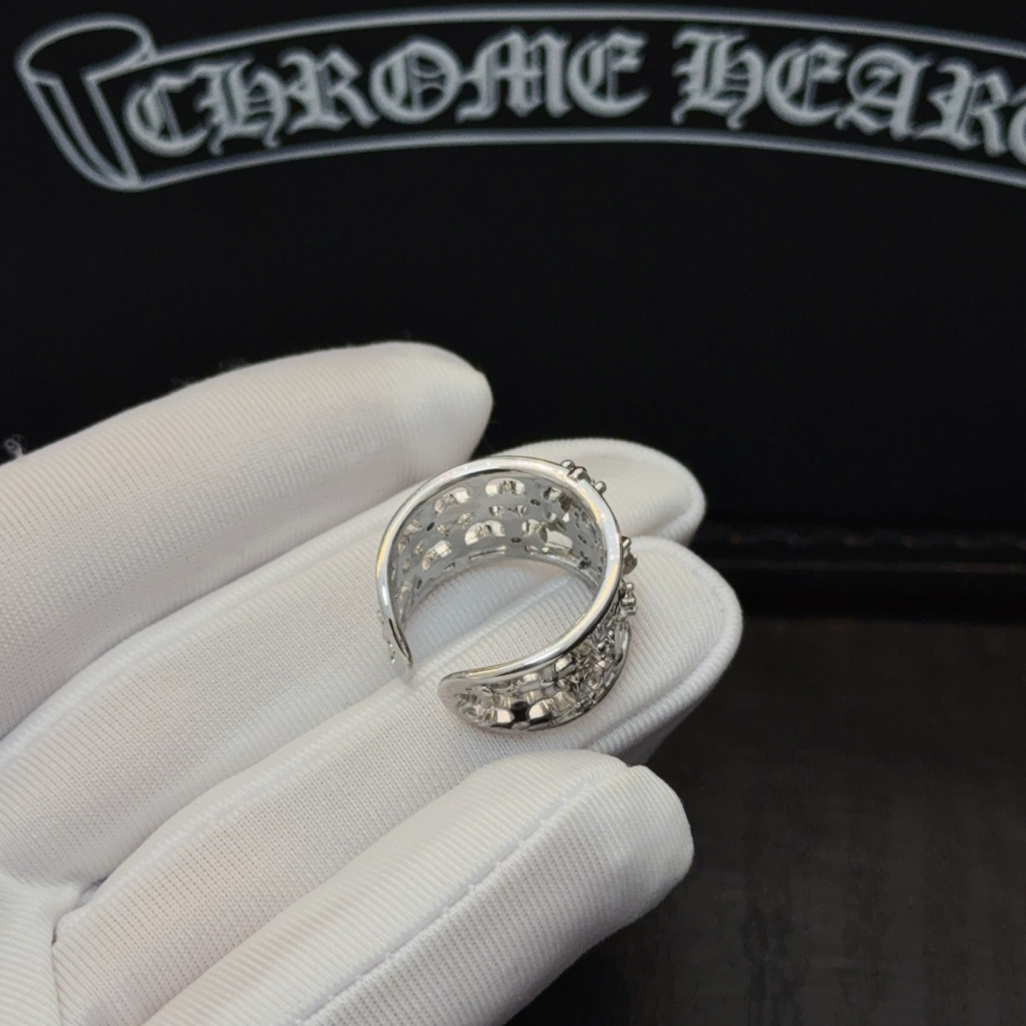 クロムハーツ「Chrome Hearts」クラシックヴィンテージ＆モダンリング - サイズ調整可能