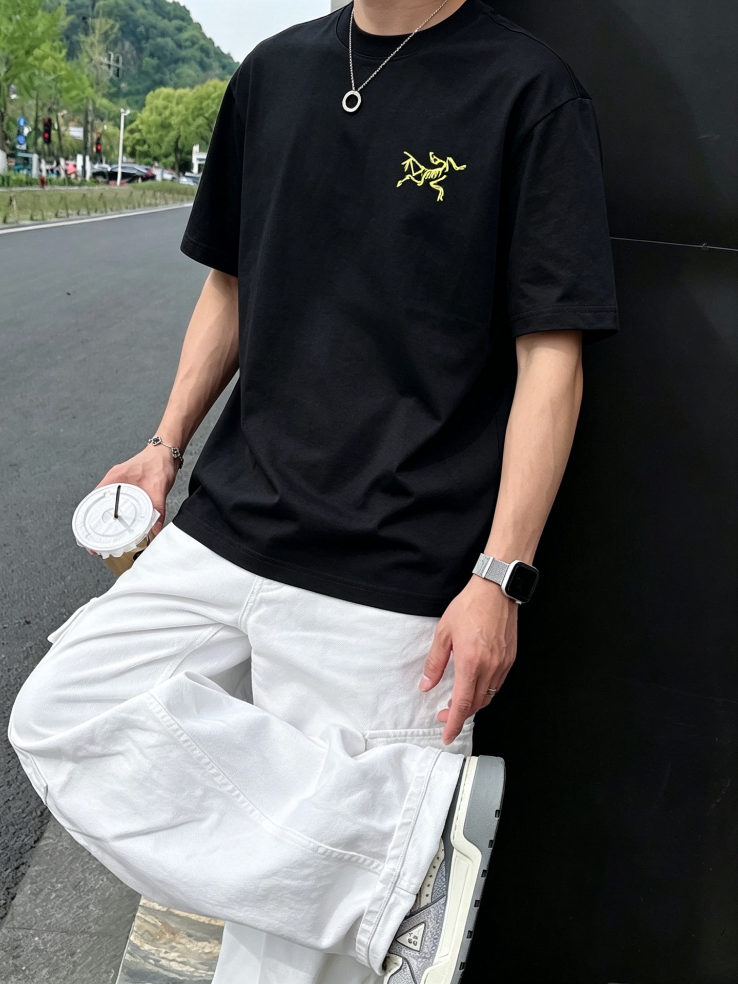 アークテリクス「ARC'TERYX」ロゴプリントTシャツ / ショートスリーブ クルーネック