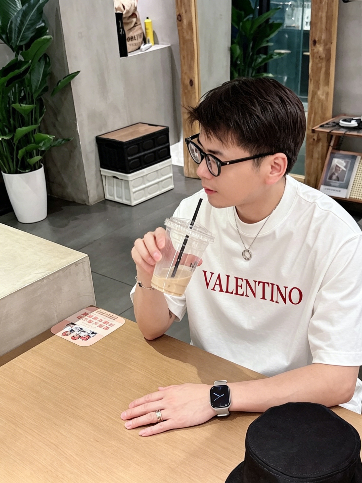 ヴァレンティノ「Valentino」ロゴプリントTシャツ / ショートスリーブ クルーネック