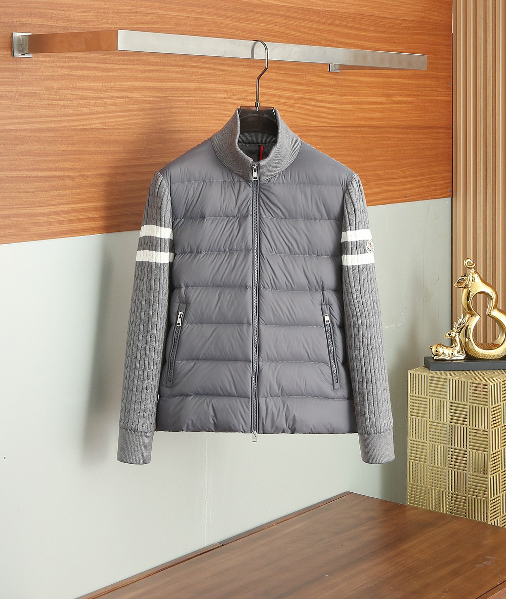 モンクレール「Moncler」秋冬 ニット調ダウンジャケット