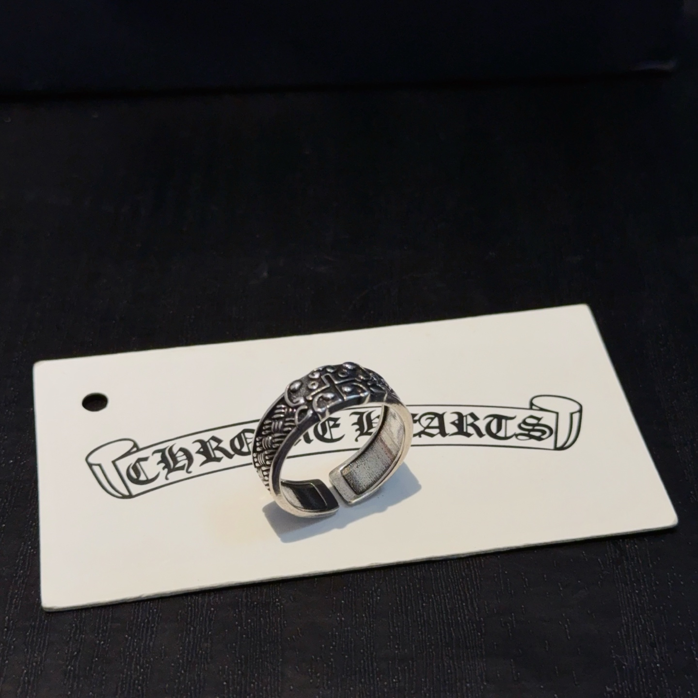 クロムハーツ「Chrome Hearts」クラシックヴィンテージ＆モダンリング - フリーサイズ