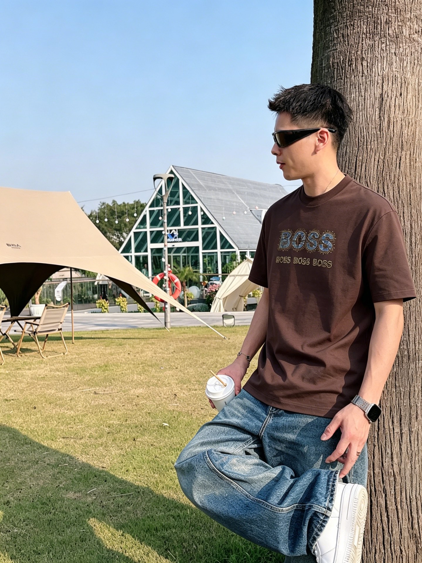 BOSS-ボス Tシャツ / ショートスリーブ クルーネック