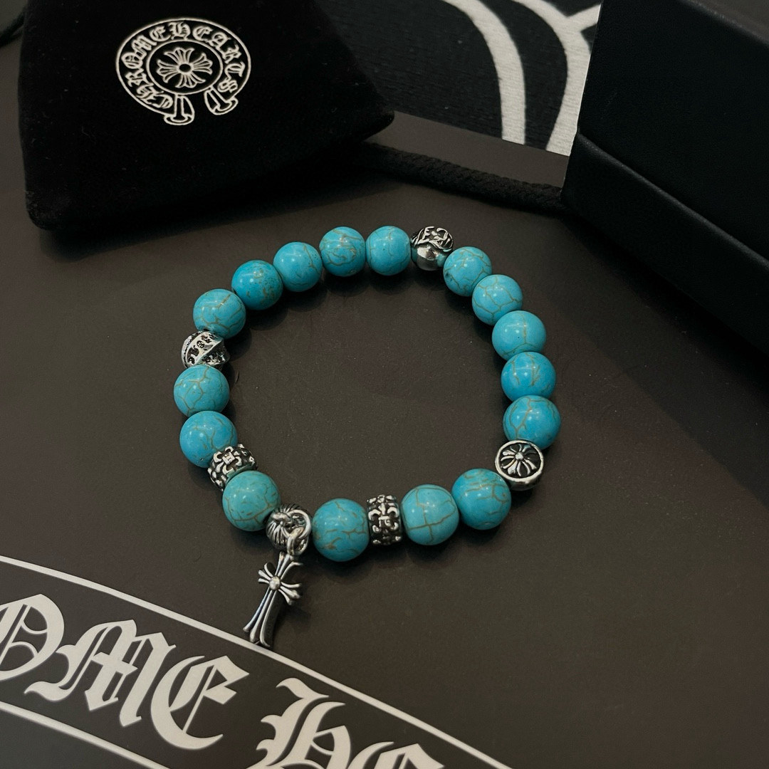 クロムハーツ「Chrome Hearts」ブレスレット - ヴィンテージ＆ロックテイスト ペア用