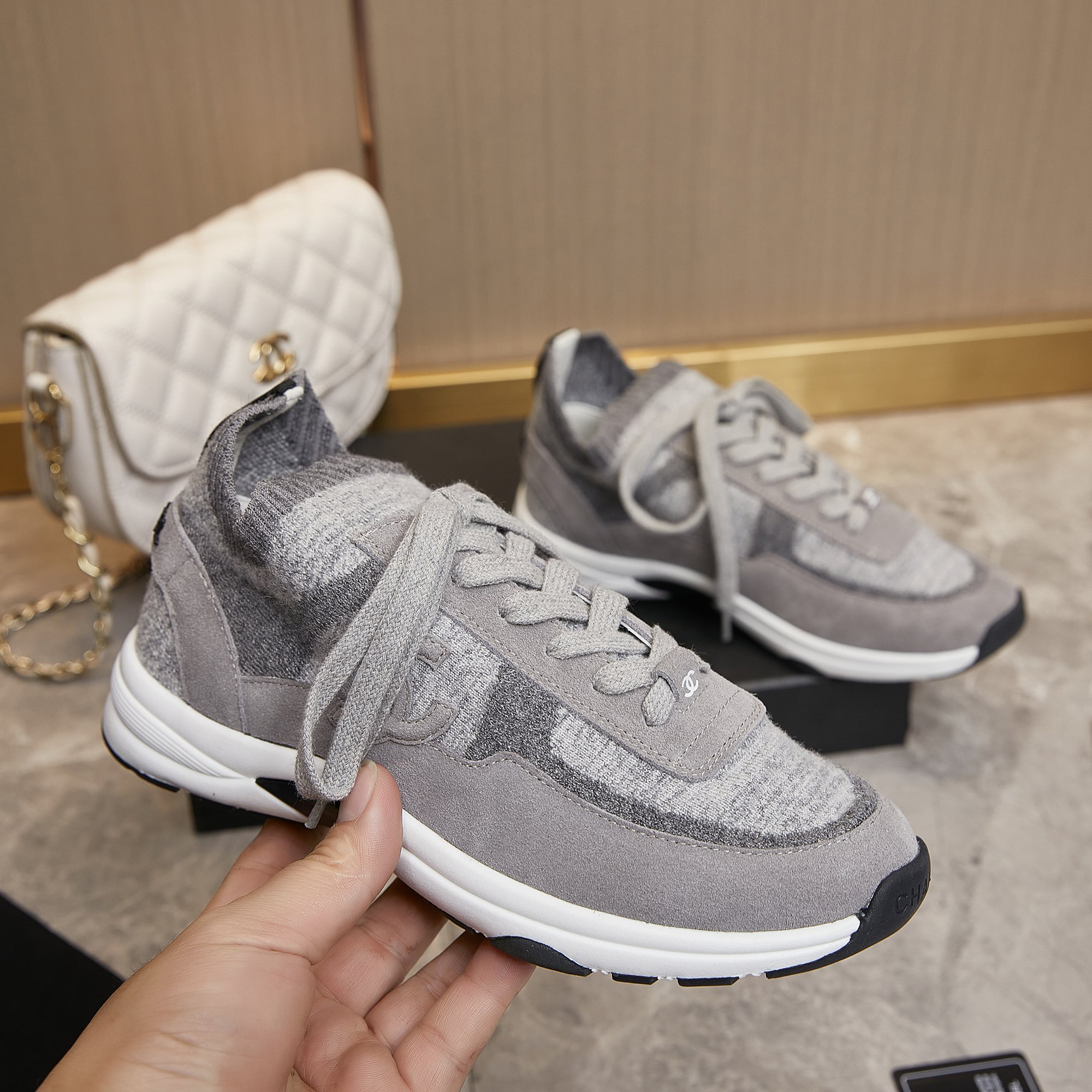 シャネル「Chanel」シャネル プレミアムカジュアルスニーカー  / レジャースニーカー