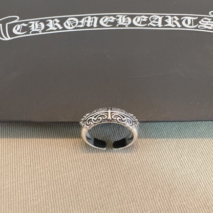 クロムハーツ「Chrome Hearts」クラシックヴィンテージ＆モダンリング - サイズ調整可能