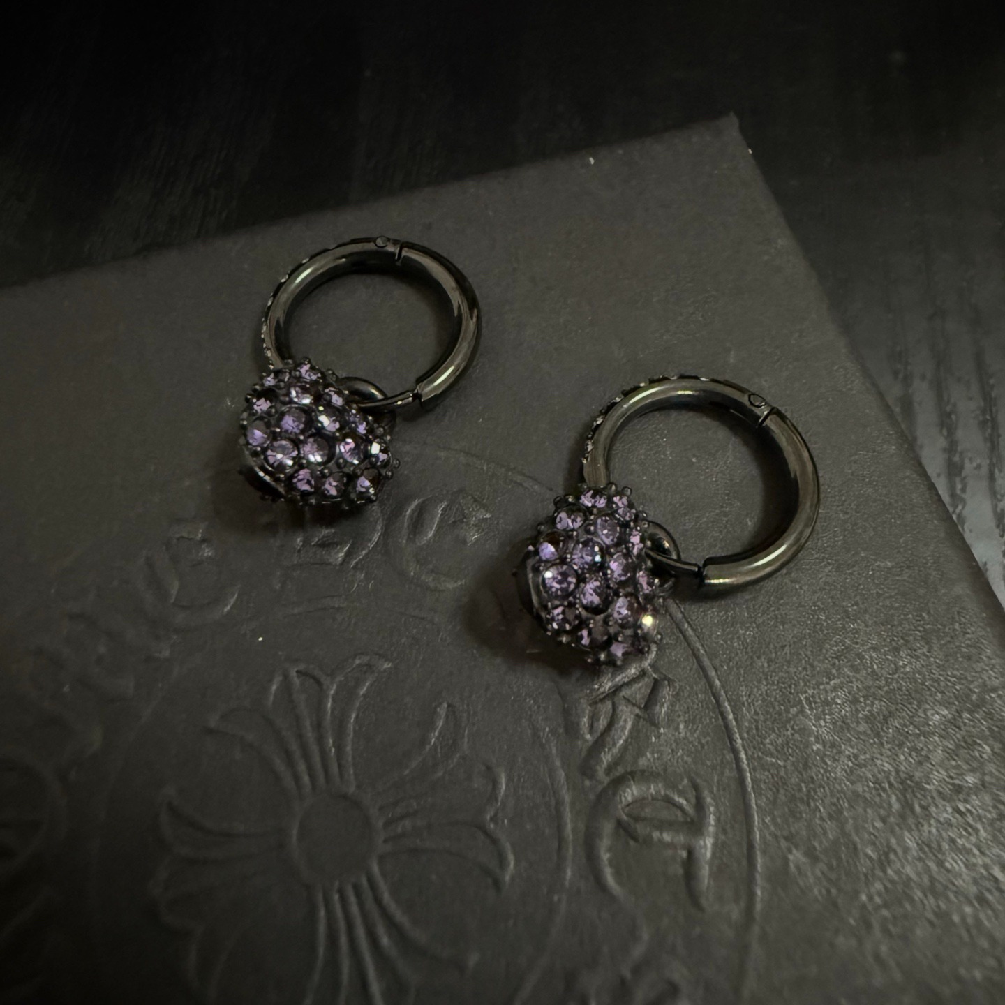 クロムハーツ「Chrome Hearts」クロムハーツ ヴィンテージクロスピアス S925 ユニセックス ピアス