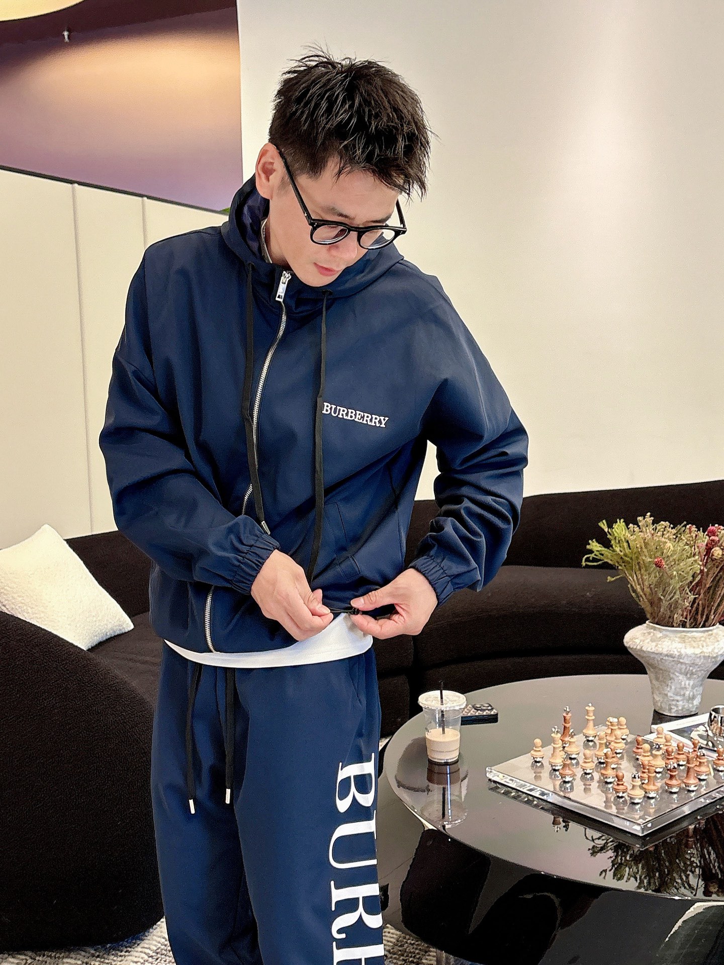 バーバリー「Burberry」秋冬 メンズ  カジュアルスポーツセット