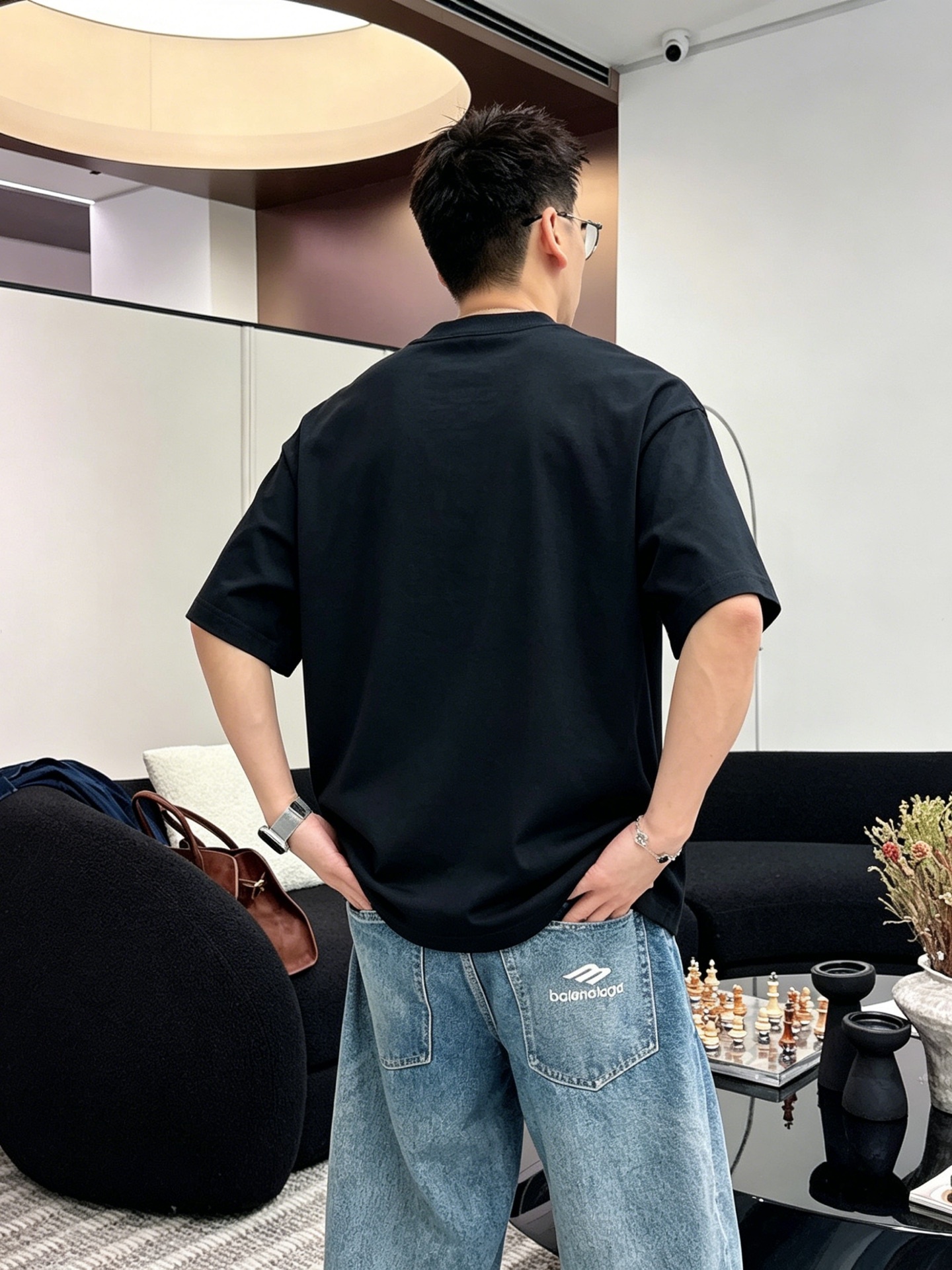 バレンシアガ「Balenciaga」ロゴプリントTシャツ / ショートスリーブ クルーネック