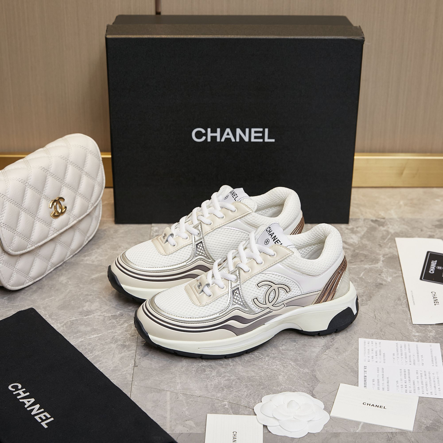 シャネル「Chanel」シャネル プレミアムカジュアルスニーカー/ レジャースニーカー