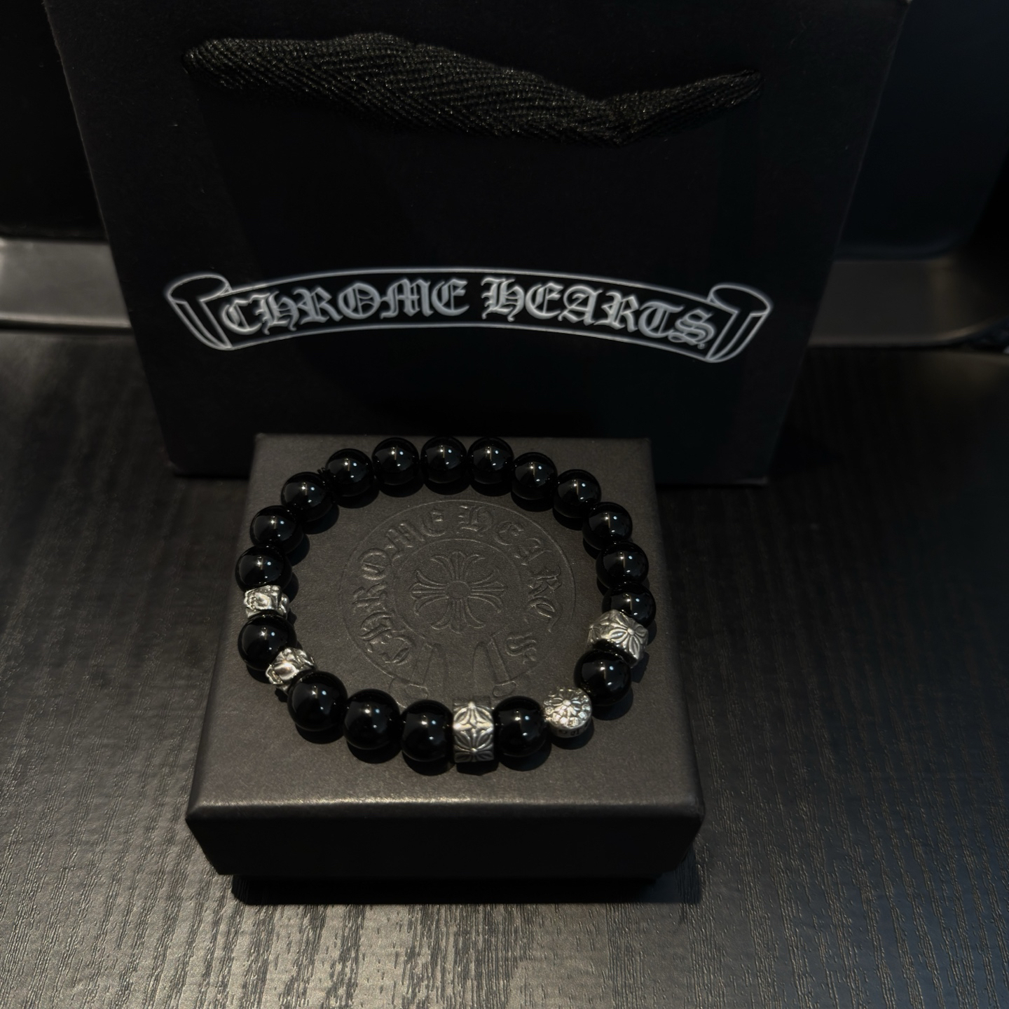 クロムハーツ「Chrome Hearts」ブレスレット - ヴィンテージ＆ロックテイスト ペア用