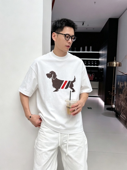 バーバリー「Burberry」バーバリー TB ロゴプリントTシャツ / ショートスリーブ クルーネック