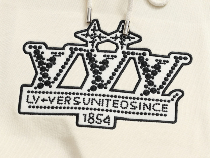 ルイ・ヴィトン「Louis Vuitton」フード付きコットンパーカー(ユニセックス)