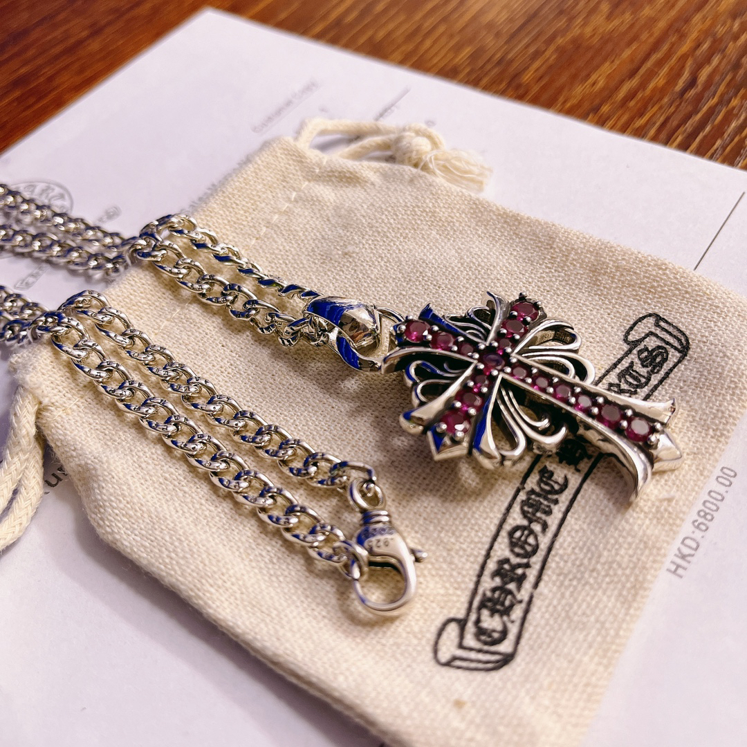 クロムハーツ「Chrome Hearts」シンプルペンダントネックレス - ユニセックス