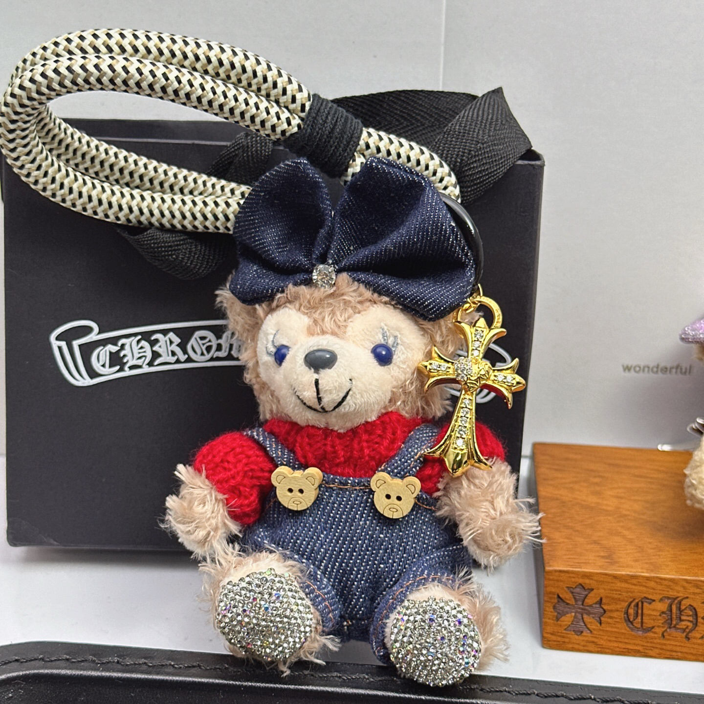 クロムハーツ「Chrome Hearts」バッグチャーム - すべてのトレンドバッグに合わせて、クールでキュートなスタイルを