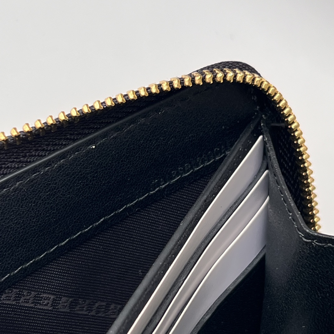 バーバリー「Burberry」チェック エコファブリック フルジップ ウォレット