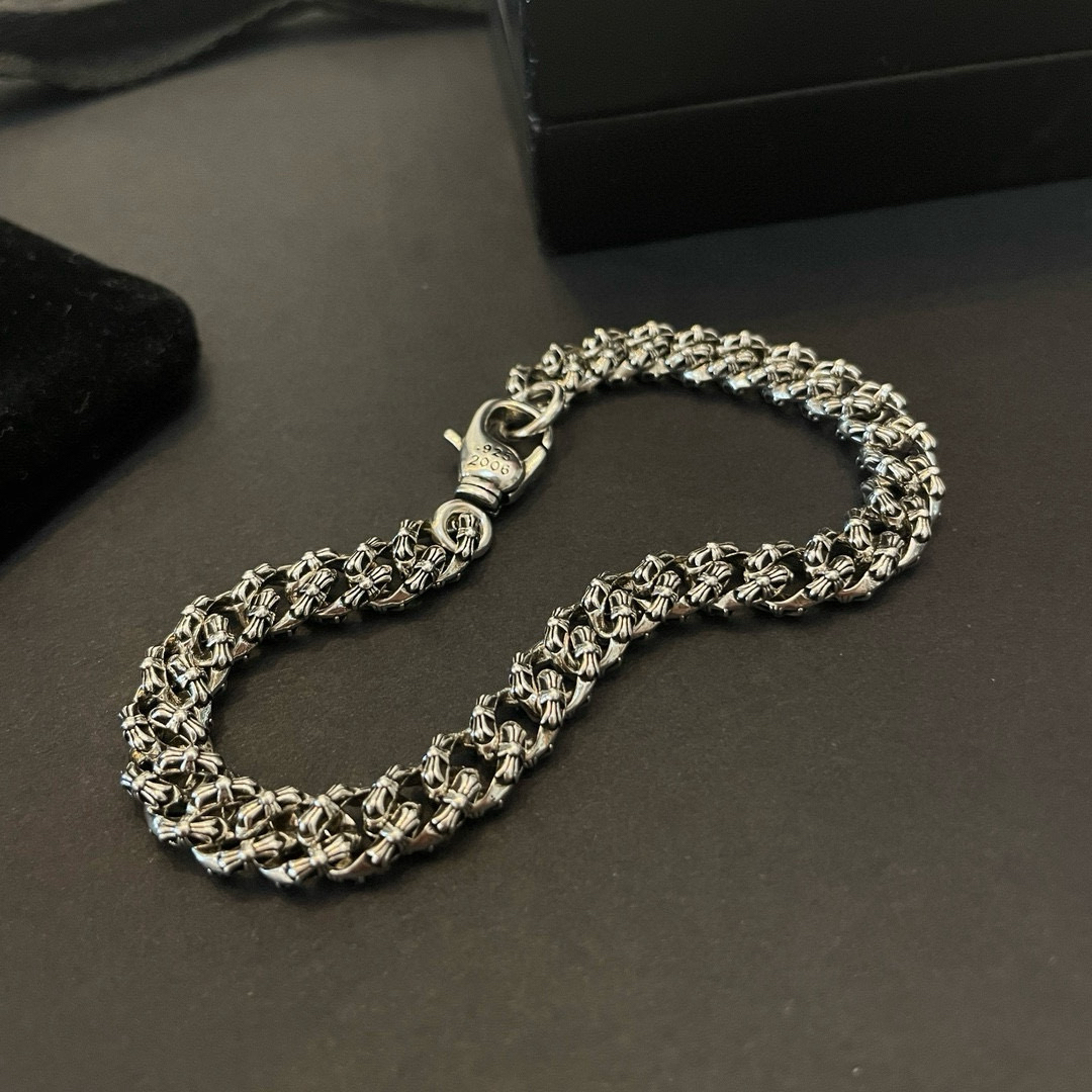 クロムハーツ「Chrome Hearts」ブレスレット - ヴィンテージ＆ロックテイスト ペア用