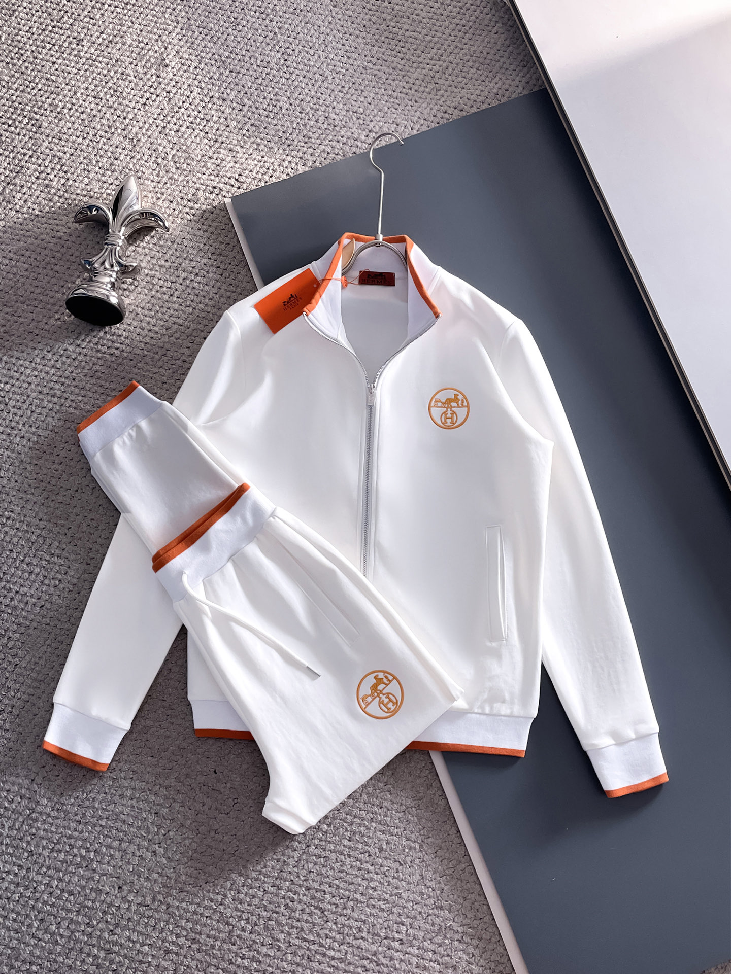 エルメス「Hermès」春秋 メンズ スウェットセット