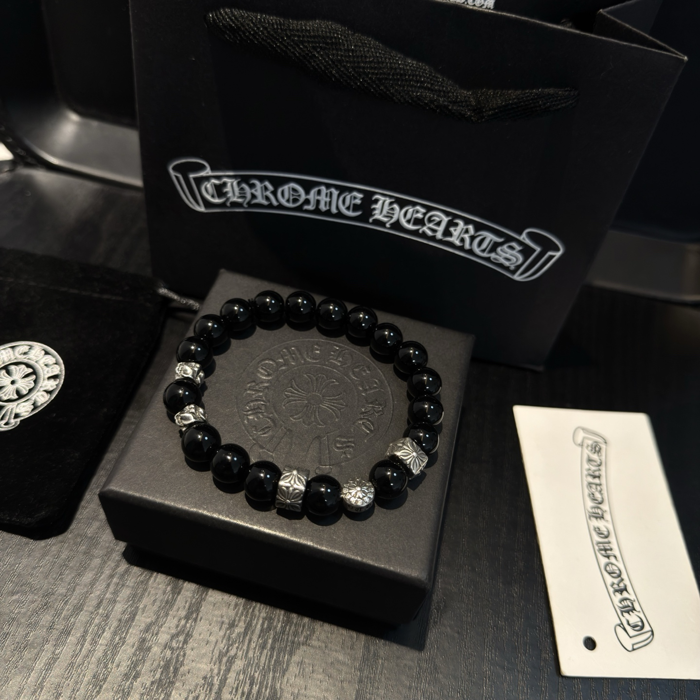 クロムハーツ「Chrome Hearts」ブレスレット - ヴィンテージ＆ロックテイスト ペア用