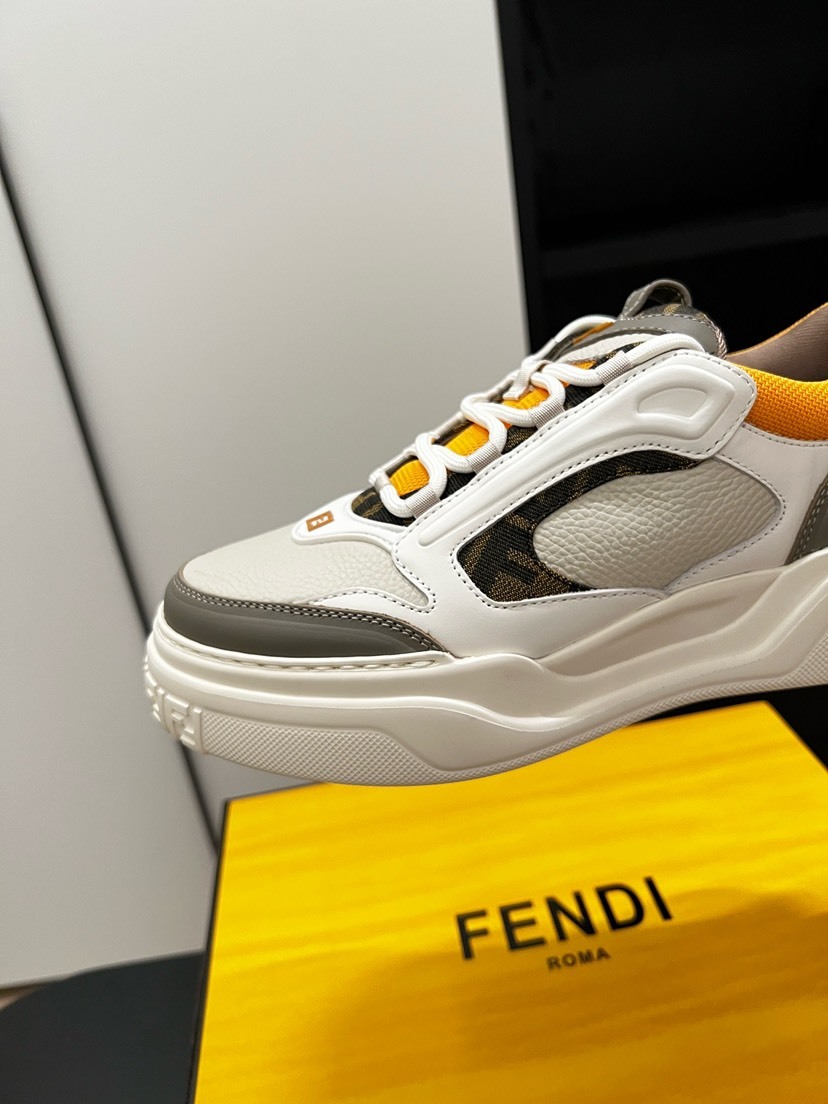 フェンディ「Fendi」フェンディ マッチ スニーカー / レザースニーカー