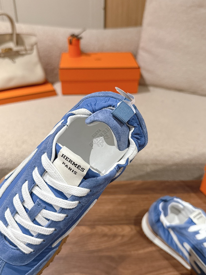 エルメス「Hermès」エルメス ガニーシューズ / レザースニーカー 
