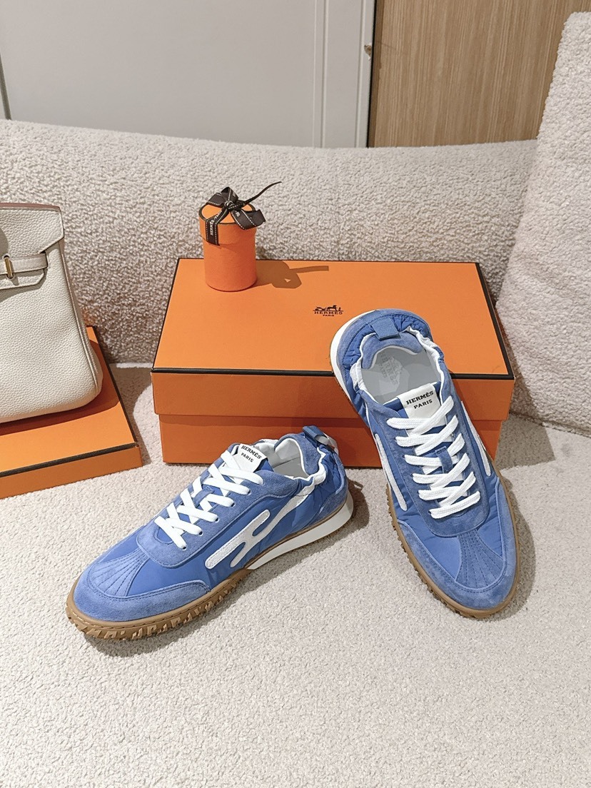 エルメス「Hermès」エルメス ガニーシューズ / レザースニーカー 