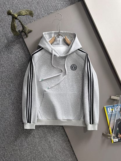 ルイ・ヴィトン「Louis Vuitton」メンズ フード付きコットンパーカー(ユニセックス)