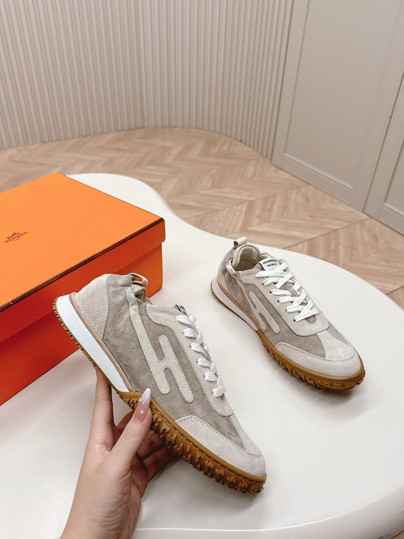 エルメス「Hermès」エルメス ガニーシューズ / レザースニーカー