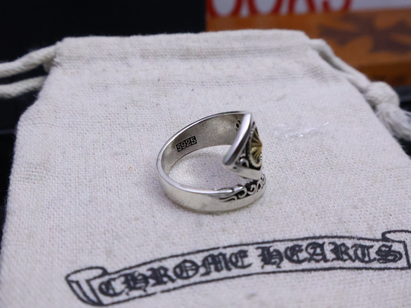 クロムハーツ「Chrome Hearts」クラシックヴィンテージ＆モダンリング - フリーサイズ