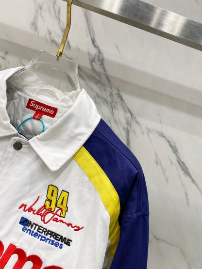 Supreme x SpongeBob SquarePants x Jeff Hamilton レーシングジャケット