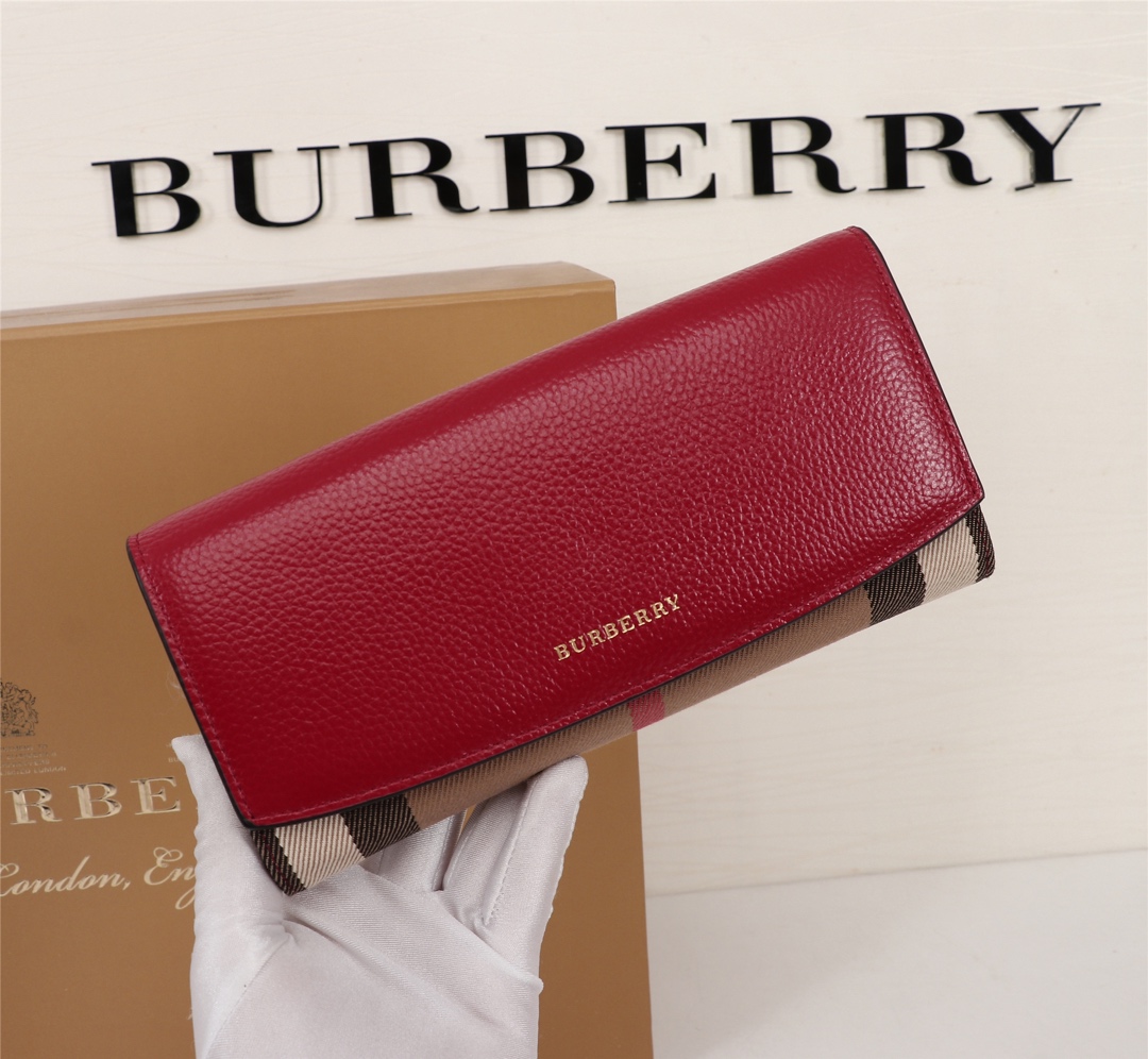 バーバリー「Burberry」クラシック チェック レディース 長財布