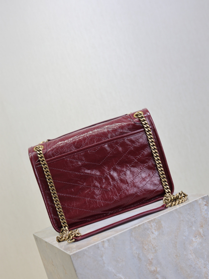 2026サンローラン「Saint Laurent NIKI ミディアム ヴィンテージレザー ハンドバッグ