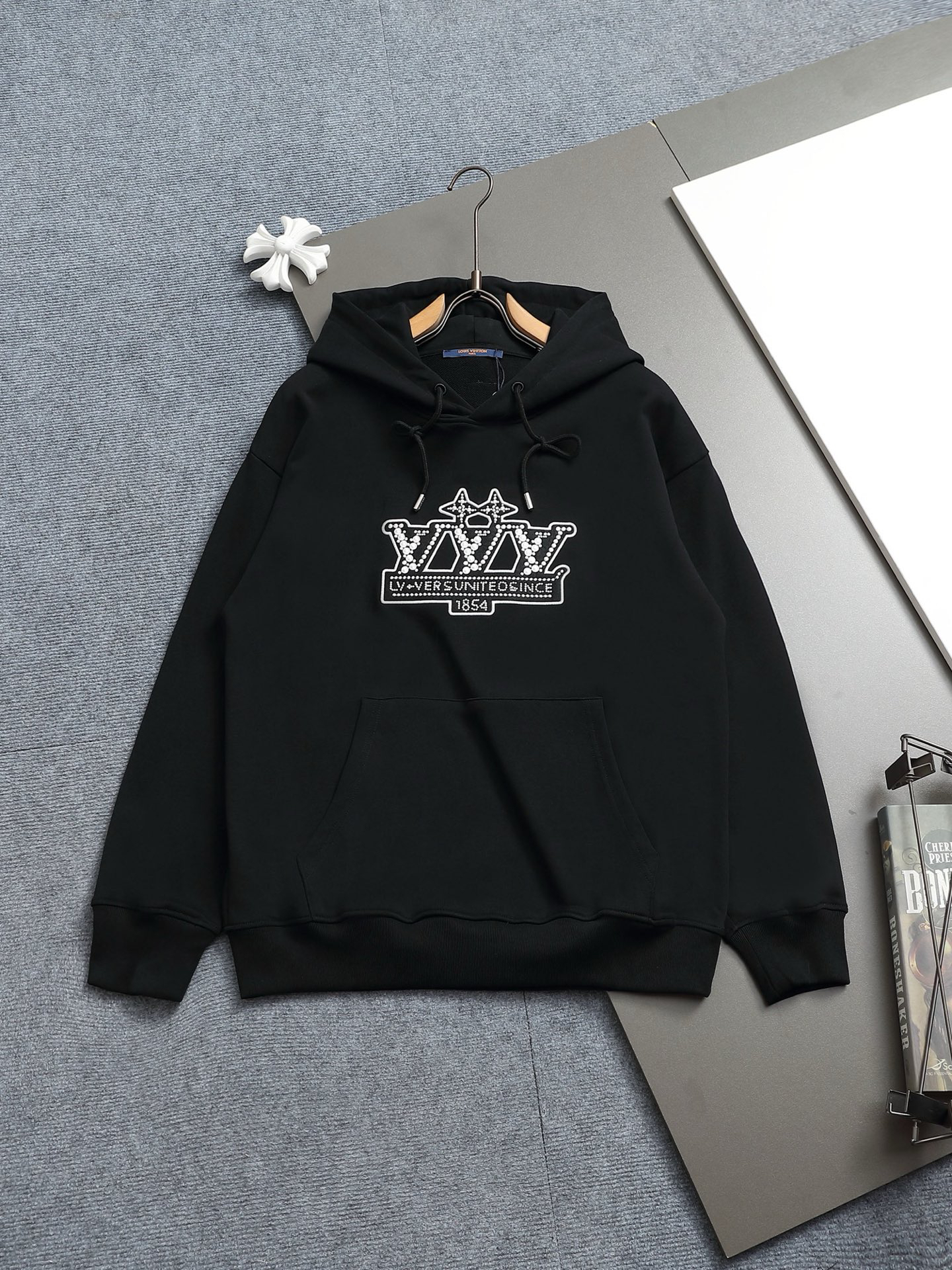 ルイ・ヴィトン「Louis Vuitton」フード付きコットンパーカー(ユニセックス)