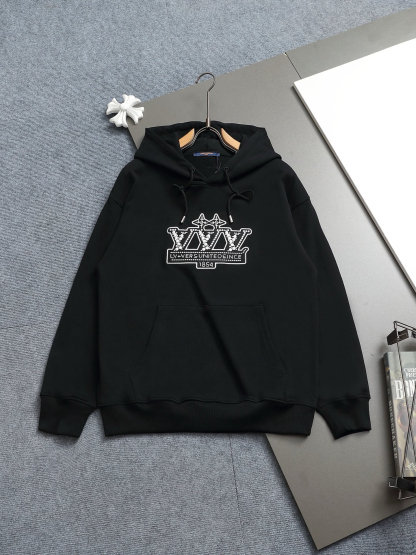 ルイ・ヴィトン「Louis Vuitton」フード付きコットンパーカー(ユニセックス)