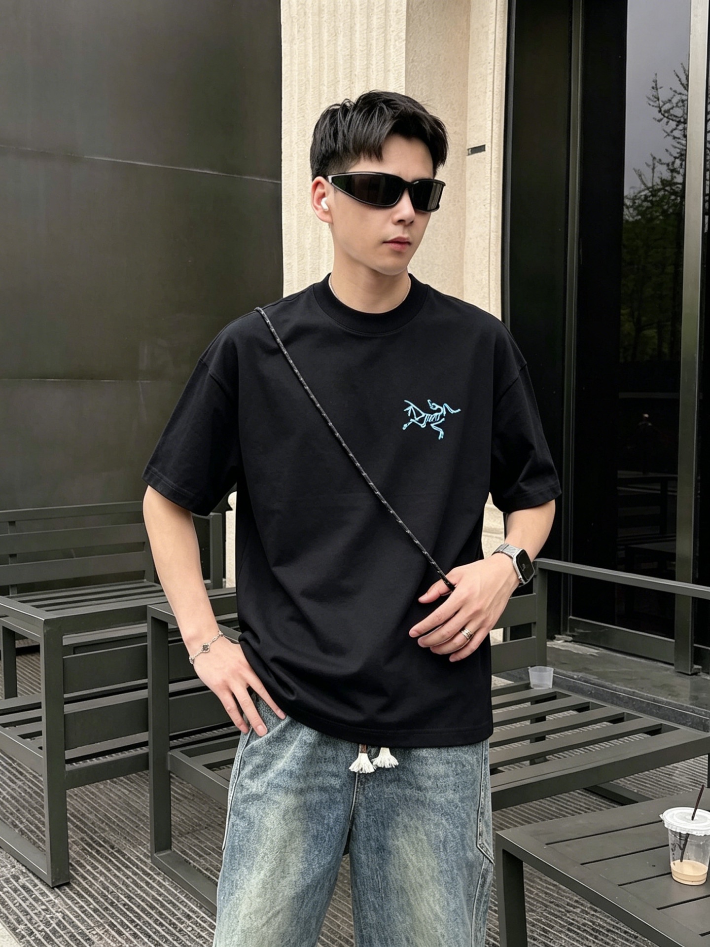 アークテリクス「ARC'TERYX」ロゴプリントTシャツ / ショートスリーブ クルーネック