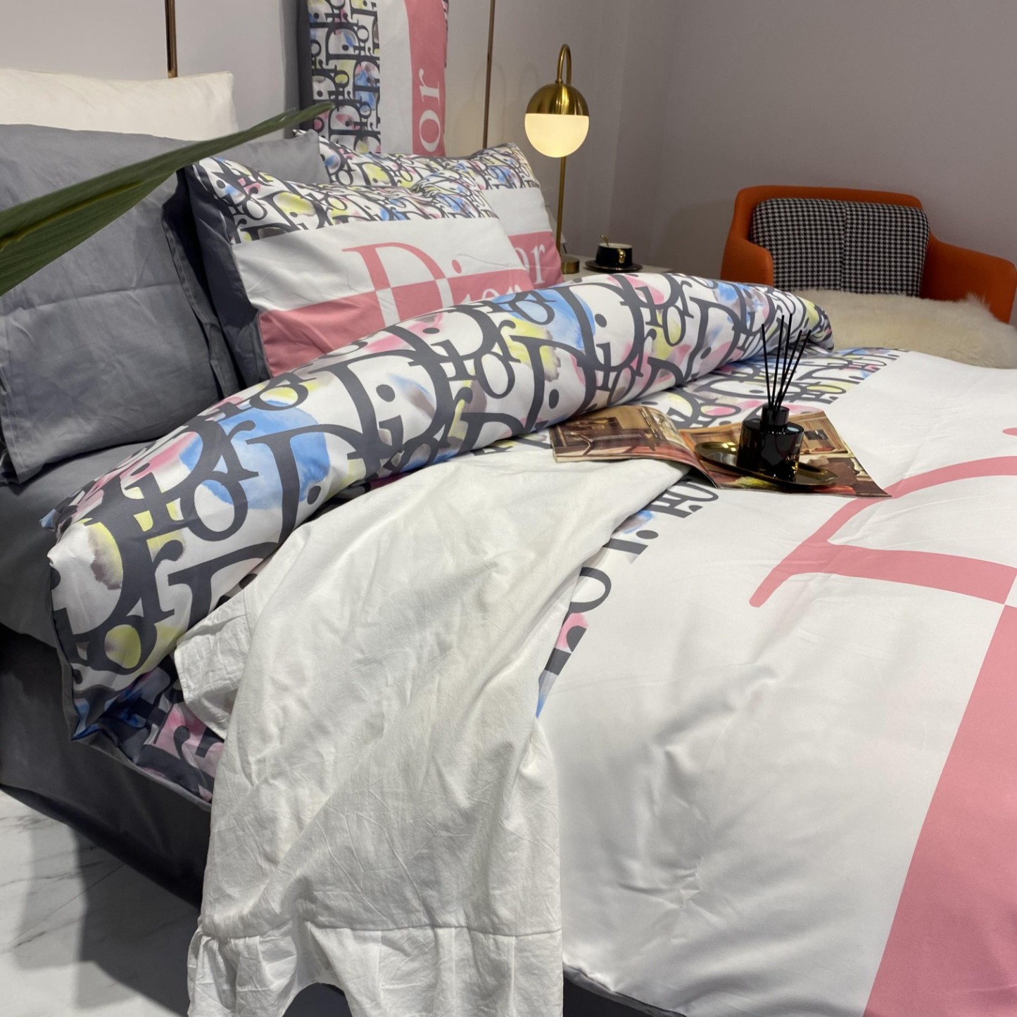 ディオール「Dior」プレミアムコットン デジタルプリント 4点セット