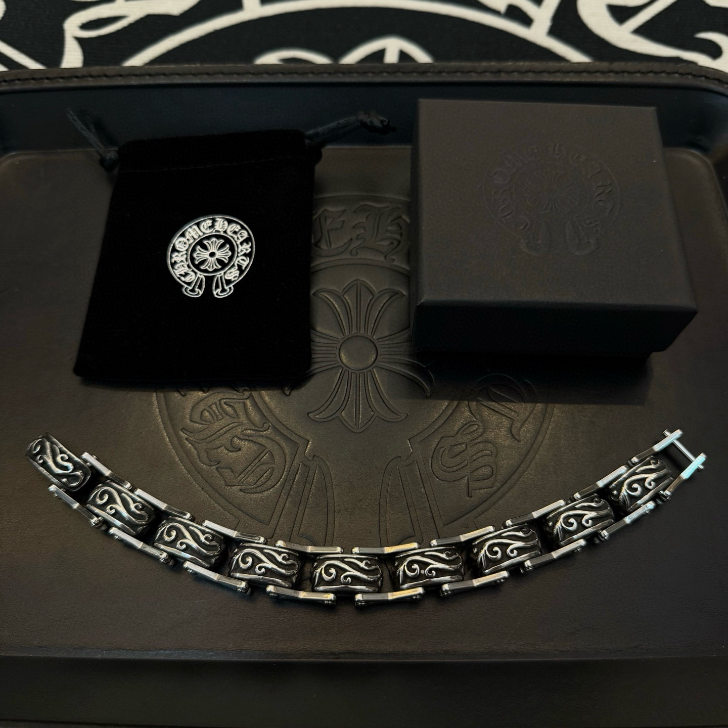 クロムハーツ「Chrome Hearts」ブレスレット - ヴィンテージ＆ロックテイスト ペア用