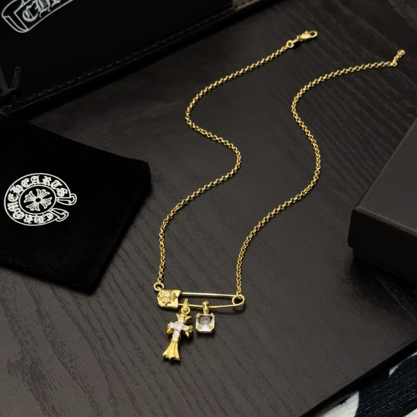 クロムハーツ「Chrome Hearts」シンプルペンダントネックレス - ユニセックス