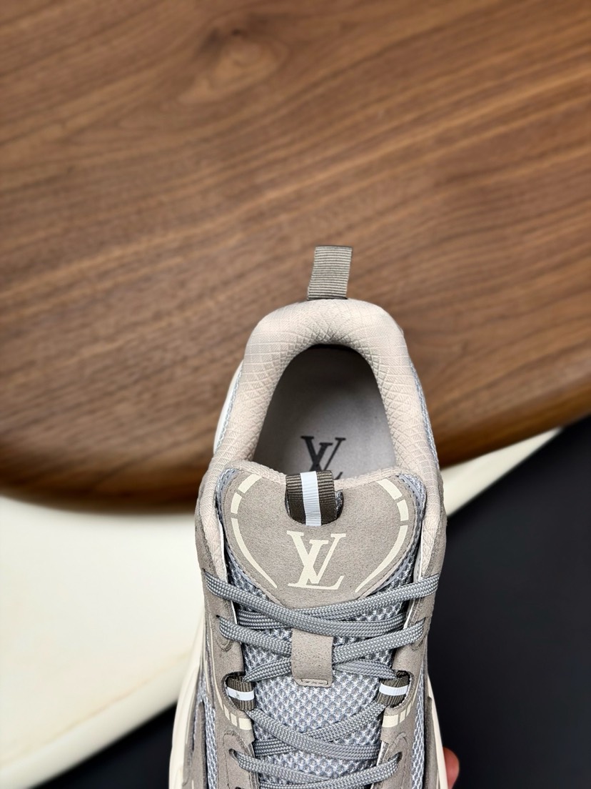 ルイ・ヴィトン「Louis Vuitton」ルイ・ヴィトン ラン 2.0 スニーカー / レザーメッシュスニーカー