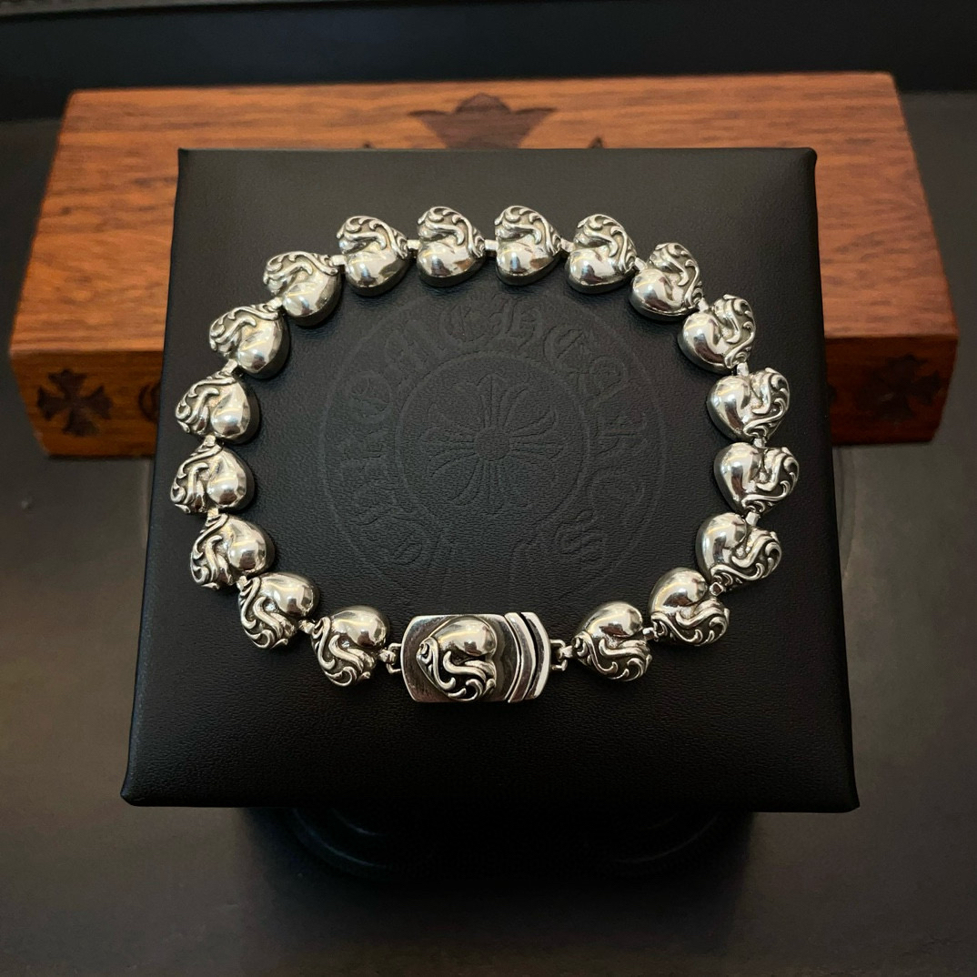 クロムハーツ「Chrome Hearts」ブレスレット - ヴィンテージ＆ロックテイスト ペア用