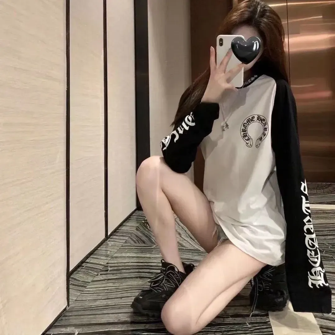 クロムハーツ「Chrome Hearts」おすすめ 大人らしい 目立つ 絶対後悔しない 日常 シンプル おしゃれ 長袖 Ｔシャツ