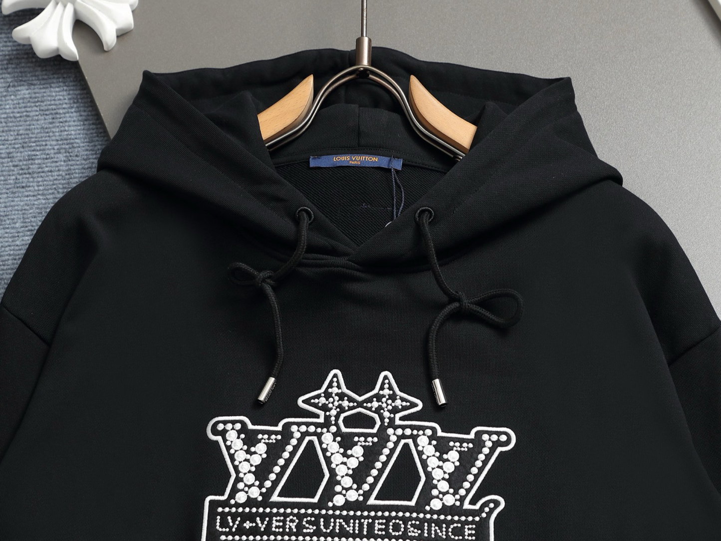 ルイ・ヴィトン「Louis Vuitton」フード付きコットンパーカー(ユニセックス)